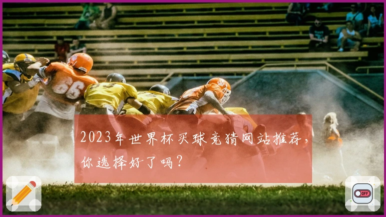 2023年世界杯买球竞猜网站推荐，你选择好了吗？